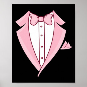 Pink Tuxedo Halloween Costume Poster
