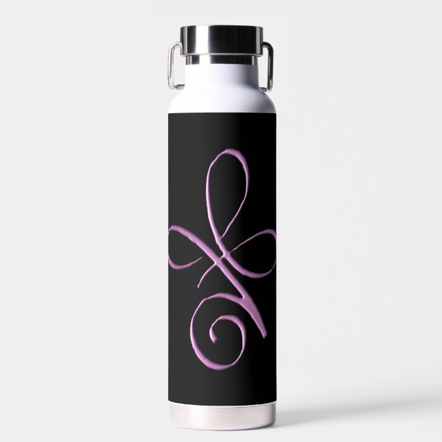 Pink Unconditional Love Water Bottle (Front)