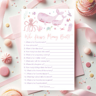 Pink Under The Sea Who Knows Mummy Best Game