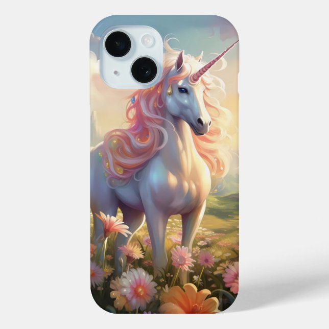 Pink Unicorn Case-Mate iPhone Case (Back)