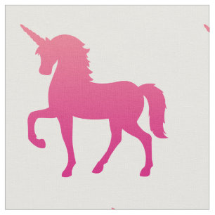 Pink Unicorn Combed Cotton (56" width) Fabric