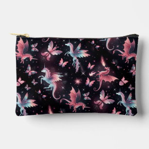 Pink Unicorn Dragon Mix Accessory Pouch