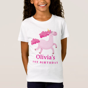 Pink Unicorn  Madical Cute Birthday party T-Shirt