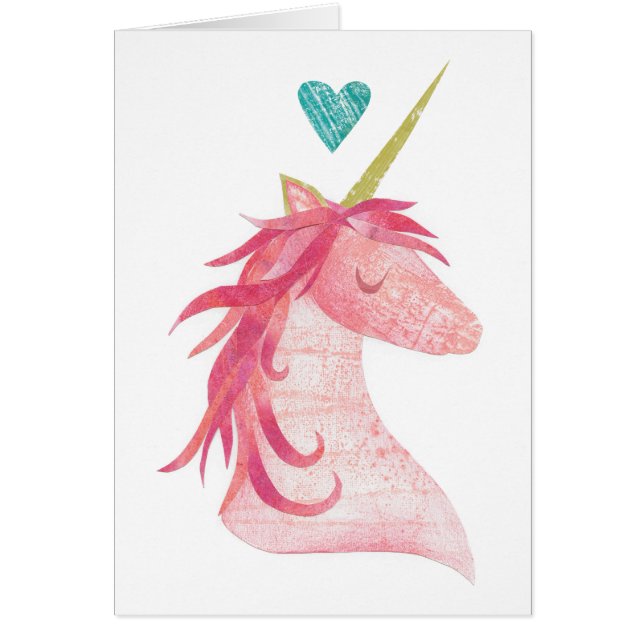 Pink Unicorn Magic with Heart (Front)