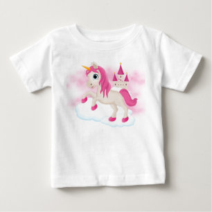 Pink Unicorn Magical Baby Sleeveless Dress T-Shirt