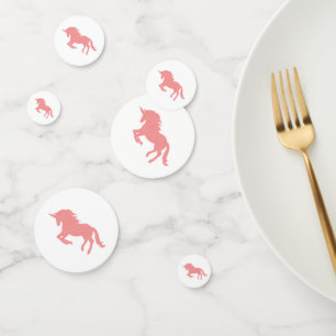 Pink Unicorn Painting Party Confetti