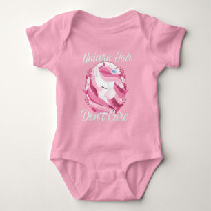 Pink Unicorn Party Baby Bodysuit