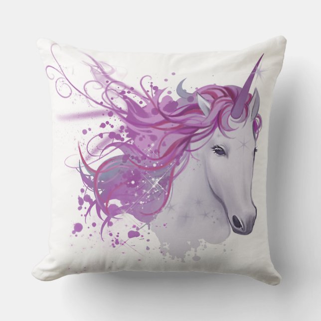 Pink Unicorn Pillow (Front)