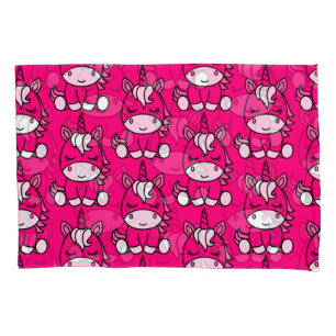 Pink Unicorn Pony Pillowcase