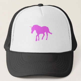 Pink Unicorn Silhouette Trucker Hat