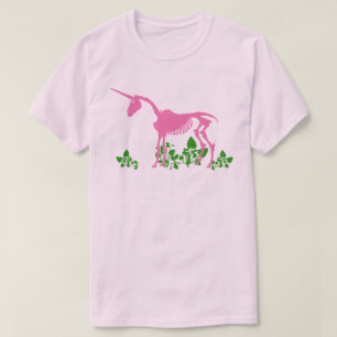 Pink Unicorn Skeleton T-Shirt