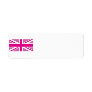 Pink Union Jack Avery Label