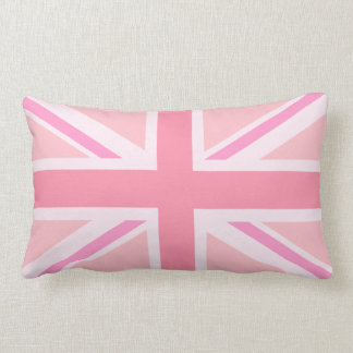 Pink Union Jack/Flag Lumbar Cushion