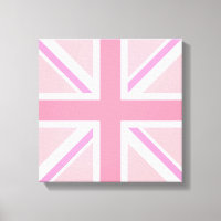 Pink Union Jack/Flag Square Design