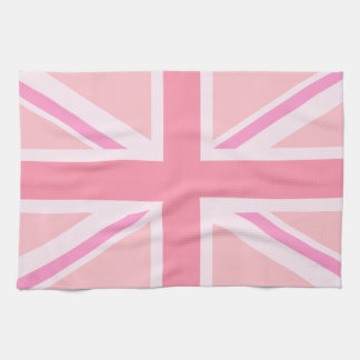 Pink Union Jack/Flag Tea Towel