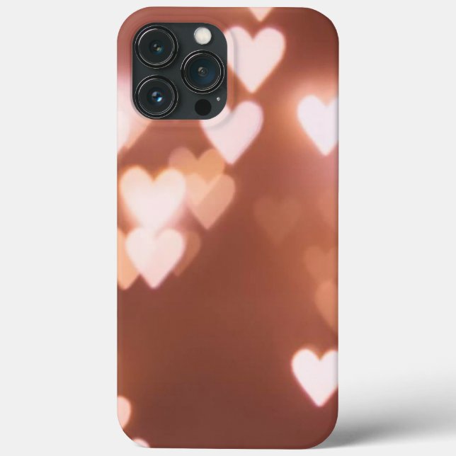 PINK VALENTINE"S DAY HEARTS Case-Mate iPhone CASE (Back)