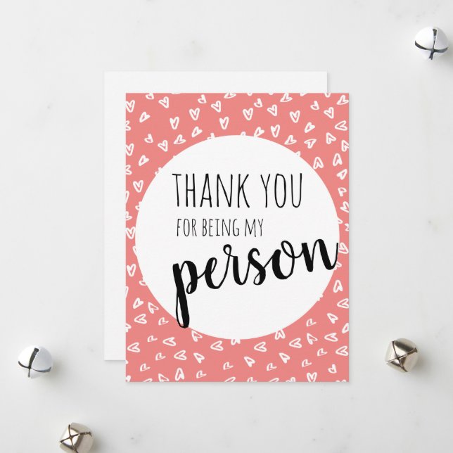 Pink Valentine's Card (Front/Back In Situ)