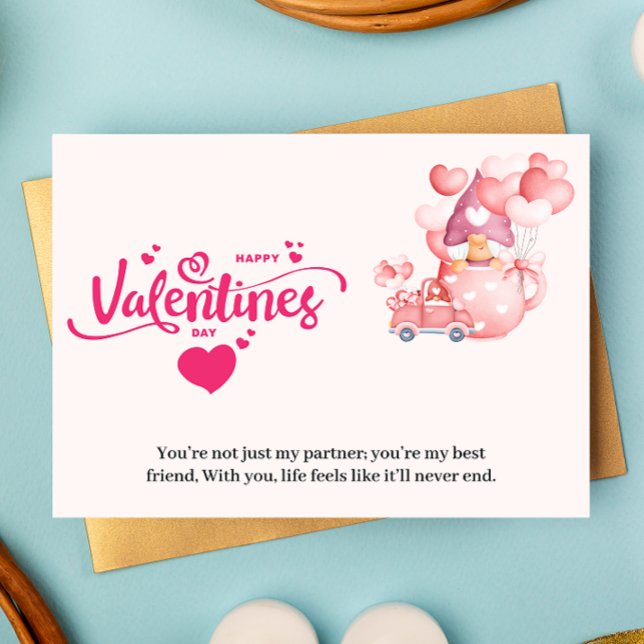Pink Valentine's Card (pink Valentine's Card)