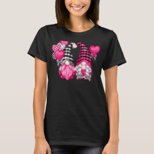 Pink Valentines Day Motif With Heart Ballons Cute T-Shirt