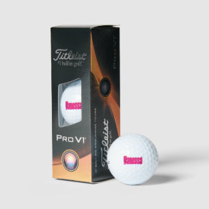 Pink Vanessa Name, Golf Balls