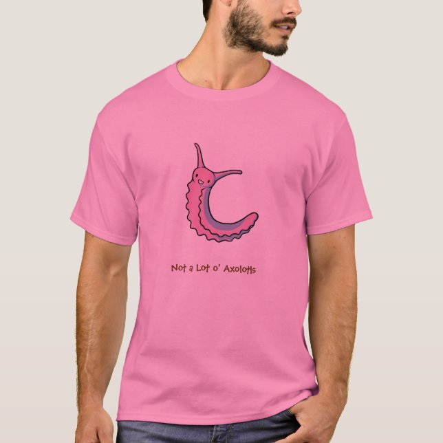 Pink Velvet Worm T-shirt (Front)