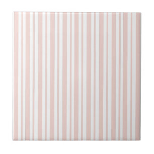 Pink Verticall Pinstripe Tile