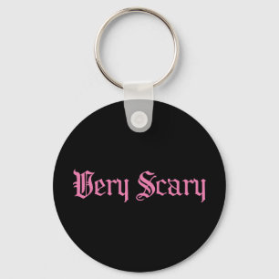 Pink Very Scary Key Ring