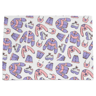 Pink Vibes 90s Fashion Large Gift Bag