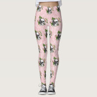 Pink Victorian Gothic Glam Skeleton and Damask