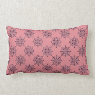 Pink Vintage Design Victorian Throw Pillow
