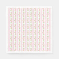 Pink Vintage Fancy Floral Party Dessert