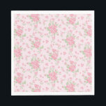 Pink Vintage Fancy Floral Party Dessert Napkin<br><div class="desc">A charming blend of vintage elegance and playful femininity, this party decor collection features soft preppy florals paired with delicate coquette bows. Designed to feel timeless yet fresh, each piece brings a sweet, polished touch to your celebration. ★ Let me help you plan your next party! ★ If you need...</div>