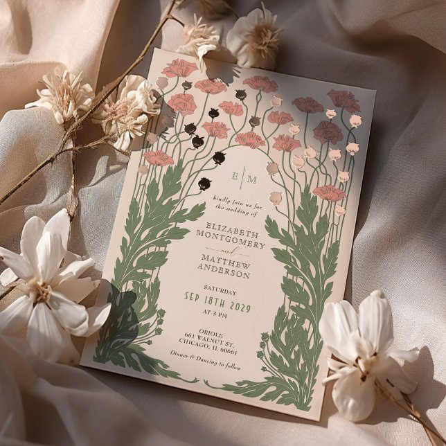 Pink Vintage Floral Wedding Rose Gold (Creator Uploaded)