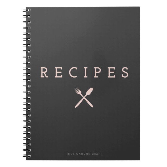 Pink Vintage Kitchen Companion Notebook (Front)