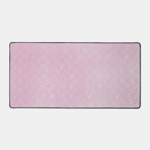 Pink Vintage Pattern Desk Mat