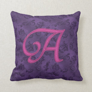 Pink Vintage Rose A Cushion