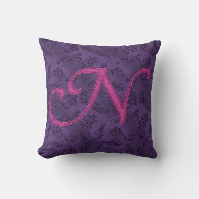 Pink Vintage Rose N Cushion (Front)