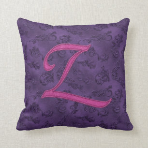 Pink Vintage Rose Z Cushion