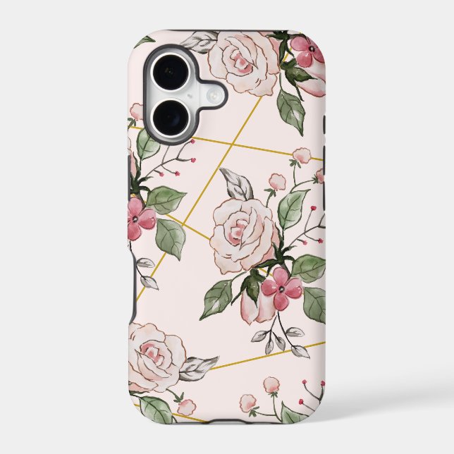 Pink vintage roses pattern (Back)