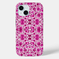 PINK VINTAGE TROPICAL FOLK ART PRINT