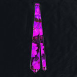 Pink Violet Floral Purple Art Abstract Gift Favor Tie<br><div class="desc">Designed with cool pink artistic floral patterns that makes a great gift or party favor for birthdays,  weddings,  wedding anniversary or any events or celebrations!</div>