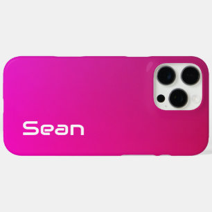 Pink-Violet Gradient – Personalised with Your Name iPhone 16 Pro Max Case