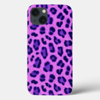 Pink Violet Leopard Animal Print Skin Pattern