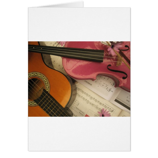 Pink Violin and Guitar (Front)