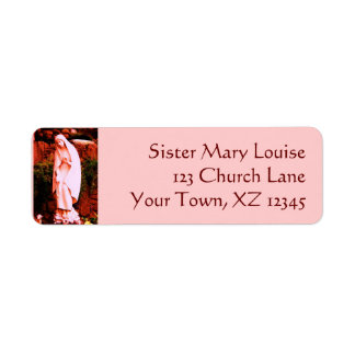 Pink Virgin Mary Statue