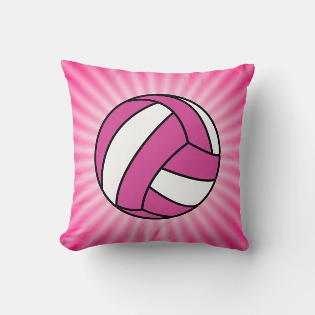 Pink Volleyball Cushion (Front)