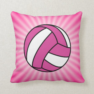 Pink Volleyball Cushion