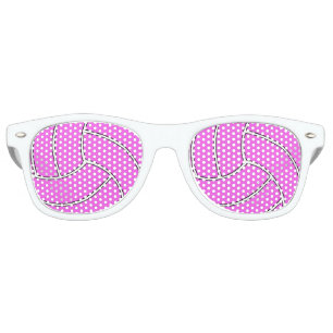 Pink Volleyball Party Shades Sunglasses