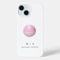Pink Volleyball Personalised