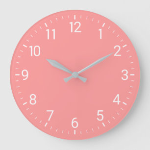 Pink Wall Clock